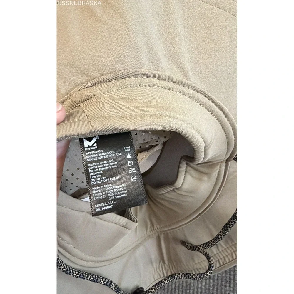 Mission HydroActive Cooling Sun Hat Khaki & Max‎ Plus Cooling Towel Gray Set NWT